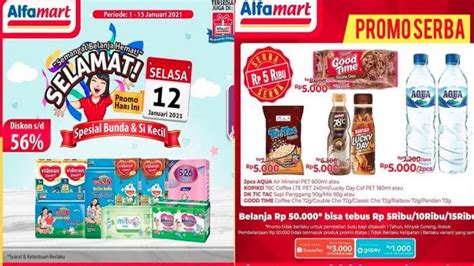 Berita ini tidak bertujuan mengajak membeli atau menjual saham. PROMO ALFAMART Hari Ini 12 Januari 2021, Diskon Popok Bayi ...