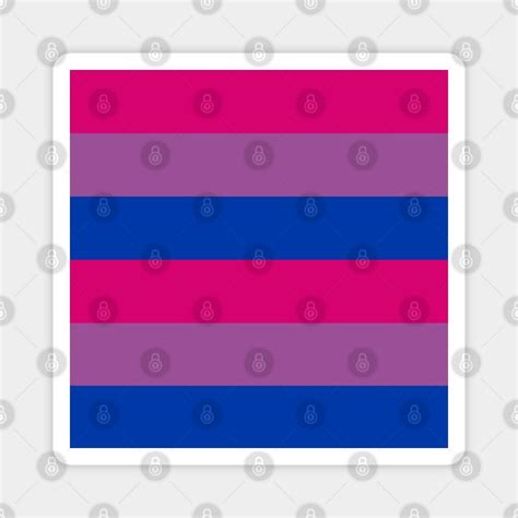 Bisexual Striped Pride Flag Bisexual Flag Magnet Teepublic