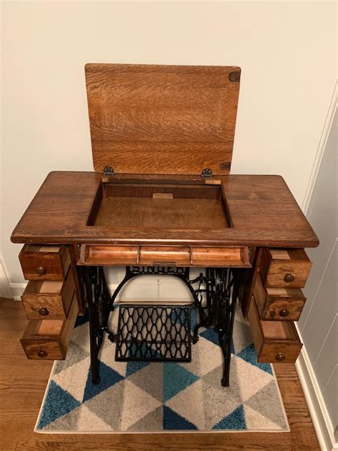 What To Do With Your Singer Sewing Machine Table Hair And Makeup Vanity