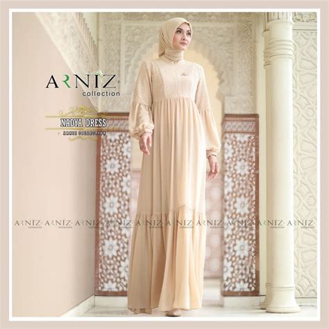 Jual Nadya Set Dress Scarf Dress Arniz Original By Arniz Shopee Indonesia