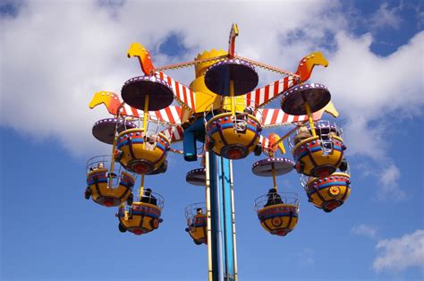 Free Images Sunlight Summer Carnival Amusement Park Carousel