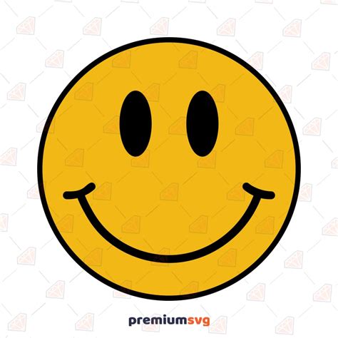 Yellow Smiley Face Emoji Outline Svg Smiley Vector Files Premiumsvg