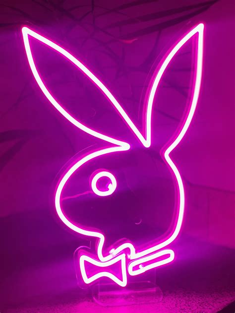 Pink Neon Light Aesthetic Playboy Wallpaper 74 Free Playboy