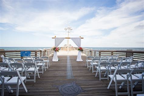 Jennettes Pier Wedding Outer Banks Wedding Photo By Coleman Shots