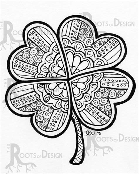 St Patricks Day Shamrock Instant Downloadable Print This Beautiful