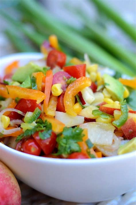 Name 8 types of raw vegetables that can be used in salads. Marinated Summer Vegetable Salad | Good in the Simple