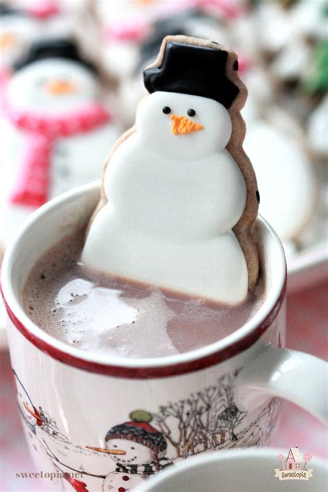 Hot Chocolate Snowman Sweetopia