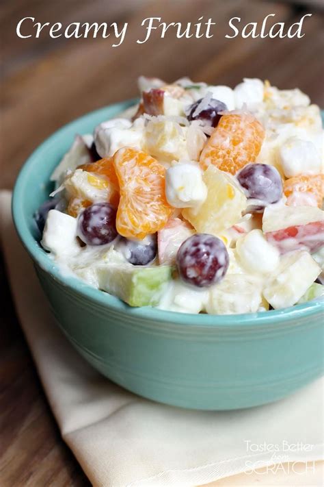 Creamy Fruit Salad Recipe From All Of My