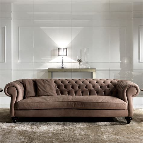 Italian Leather Modern Chesterfield Sofa Juliettes Interiors