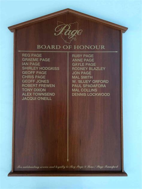 Honour Boards Contemporary And Traditional Sign Melbourne Jag Signs