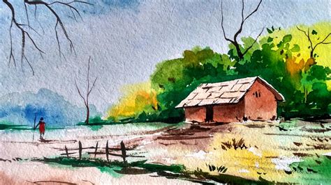 Watercolor Landscape Painting Full Video Demonstration Paint With