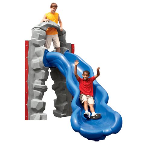 Slide down 100 slides as a slide. Rockblocks Zigzag Slide - Kids Castle