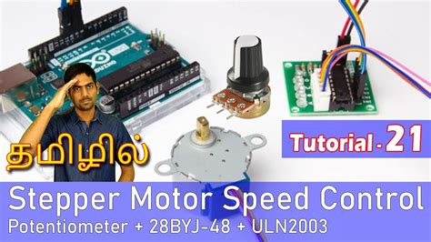How To Control Stepper Motor Speed Using Potentiometer Tutorial