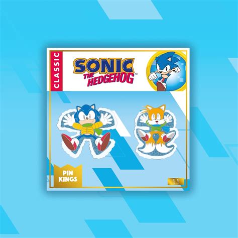 Значок Pin Kings Sonic The Hedgehog Classic 11 набор из 2 шт купить в интернет магазине Xl