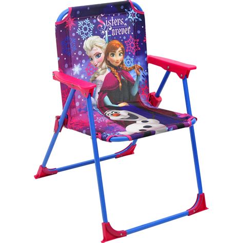 Slumbertrek 3053278vmi junior outdoor portable kids director chair with side folding table for camping, beach, and sporting events, blue. Kids Character Patio and Camping Chair - Assorted* | BIG W