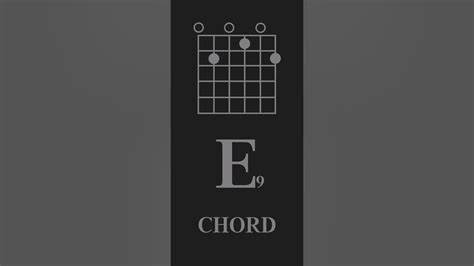 E9 Guitar Chord Youtube