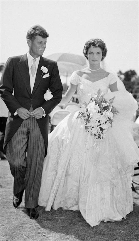 Every Single Celebrity Wedding Look We Loved From Jackie Kennedy Wedding Iconic Weddings