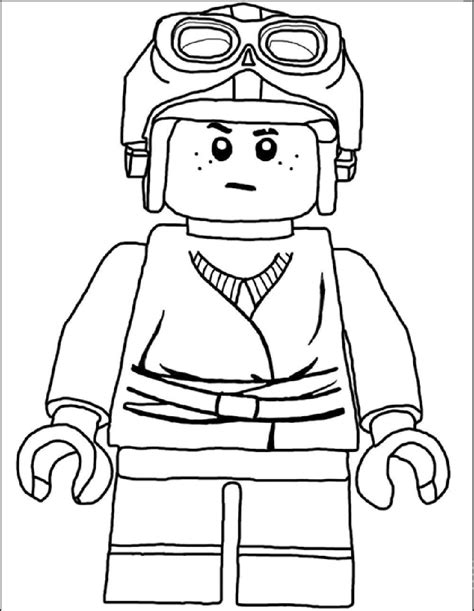Lego Luke Skywalker Coloring Pages Coloring Home