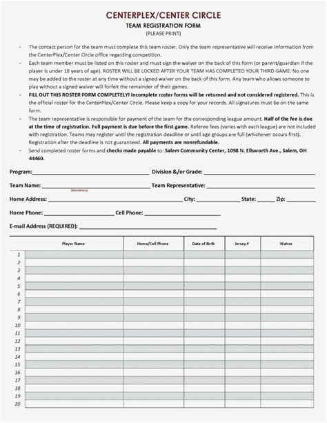 New Soccer Depth Chart Template Exceltemplate Xls Xlstemplate