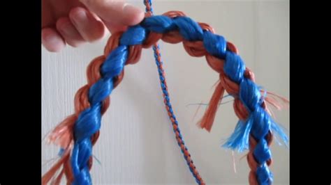 Baling Twine Crafts Horse Halter With Lead Circular Braid Youtube