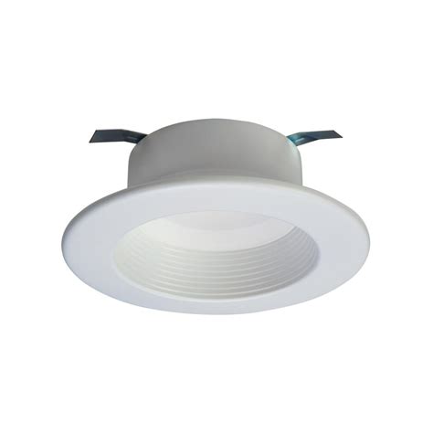 Shop recessed lighting at lumens.com. Halo RL 4 in. White Integrated LED Recessed Ceiling Light ...