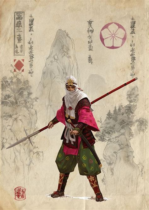Adrian Smith Samurai Art Character Art Concept Art Characters