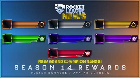 Rocket League Season 14 Rewards With New Ranks Rocket League News