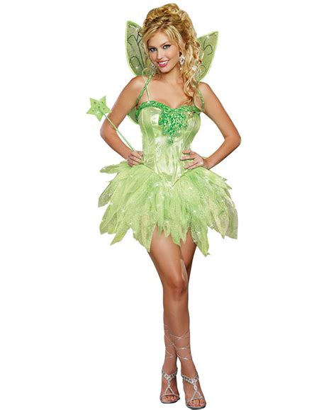 dreamgirl fairy licious adult women s costume sweet green tinkerbell style sm xl walmart canada