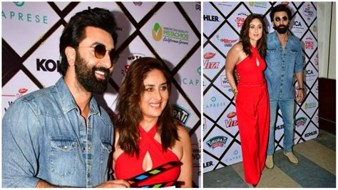 kareena kapoor stuns in red as she joins cousin ranbir kapoor after long time bollywood