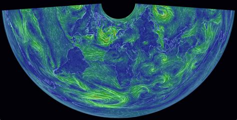 Hypnotic Wind Map Captures Earths Heavenly Currents The Register