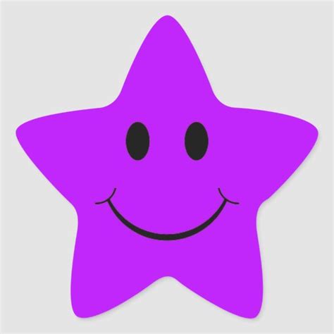 Purple Star Stickers Face Stickers Star Stickers Pink