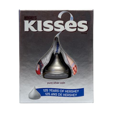 Hershey 2019 39g Pure Silver Hershey Kiss Coin The Crown Mint