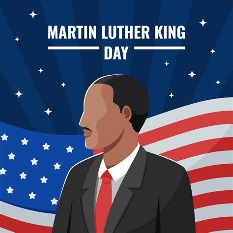 Happy Martin Luther King Day 4611934 Vector Art At Vecteezy