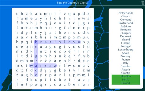 Make Word Search Puzzles For Your Classroom Geography