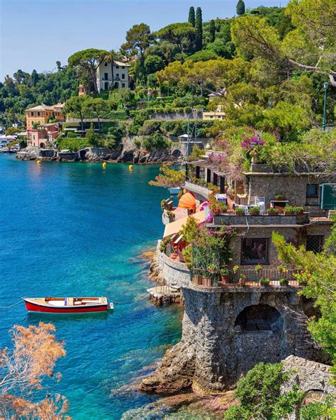 Summer In Portofino Italy Mostbeautiful Travel Aesthetic Places