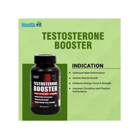Buy Healthvit Fitness Testosterone Booster Health Supplement Capsules