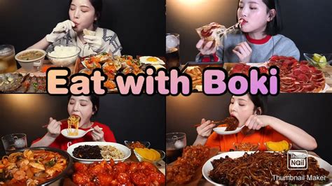 Asmr Featuring Mukbanger Eat With Boki Mukbang Compilation Youtube