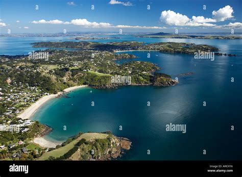 Palm Beach Waiheke Island Auckland North Island New Zealand Aerial