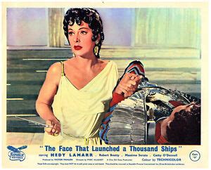 The Face That Launched A Thousand Ships Original Lobby Card Hedy Lamarr