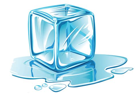 Two Melting Ice Cubes Flat Transparent Png Svg Vector