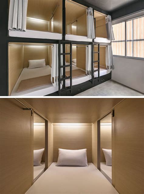 In This Modern Hostel In Bangkok There Are Pod Beds Where Each Person