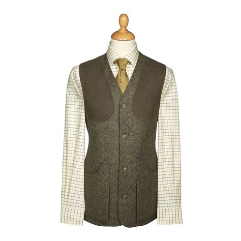 Litchfield Donegal Tweed Shooting Waistcoat Men S Country Clothing