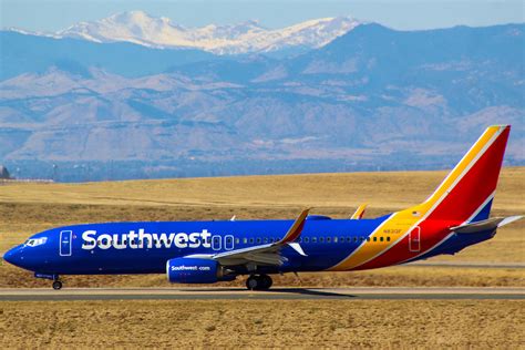 Southwest 737-800 at DEN in front of Rockies. What do y'all think of it ...