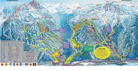 Trail Map Whistler Blackcomb Whistler Canada Mappery