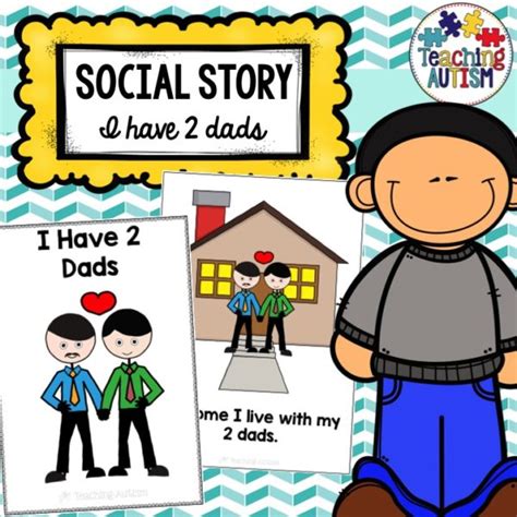 I Have Two Dads Social Story Two Fathers Teaching Autism