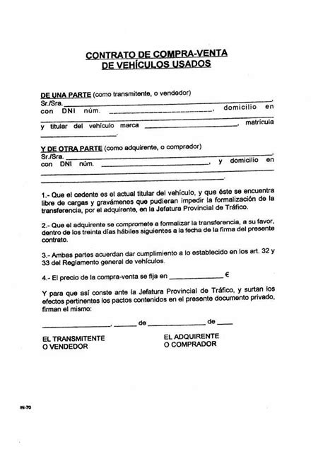 Contrato De Compraventa De Moto Pdf Assistente Administrativo