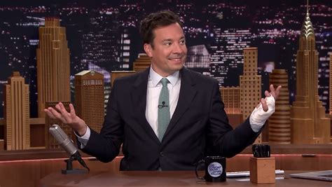 Jimmy Fallon Returns Reveals He Almost Lost Finger In Accident Cbs News