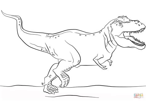 Jurassic Park T Rex Coloring Pages Coloring Pages