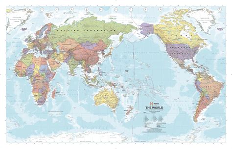 Political World Map Without Country Names