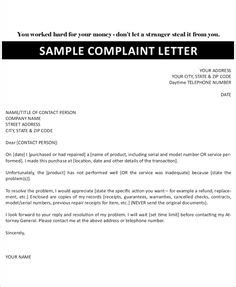 bank complaint form sample complaint form pinterest